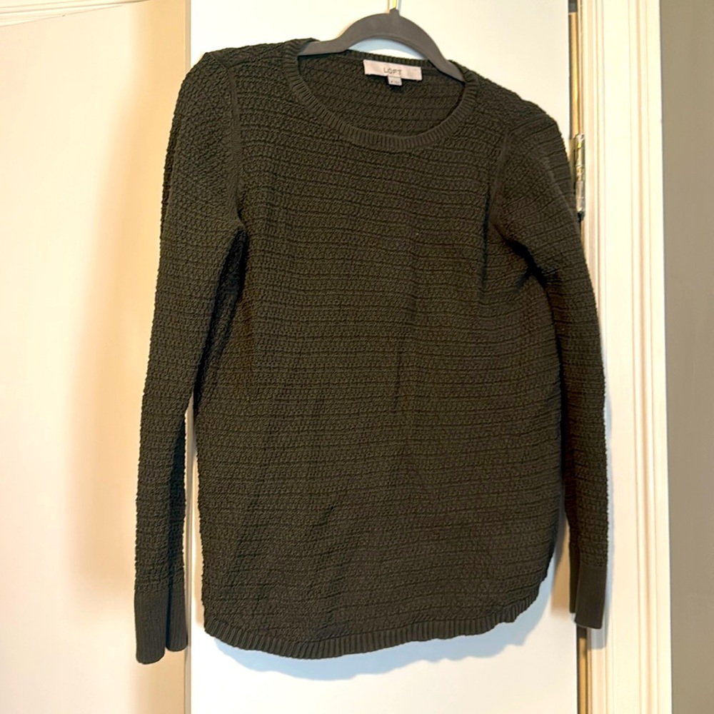 Thin loft cotton sweater